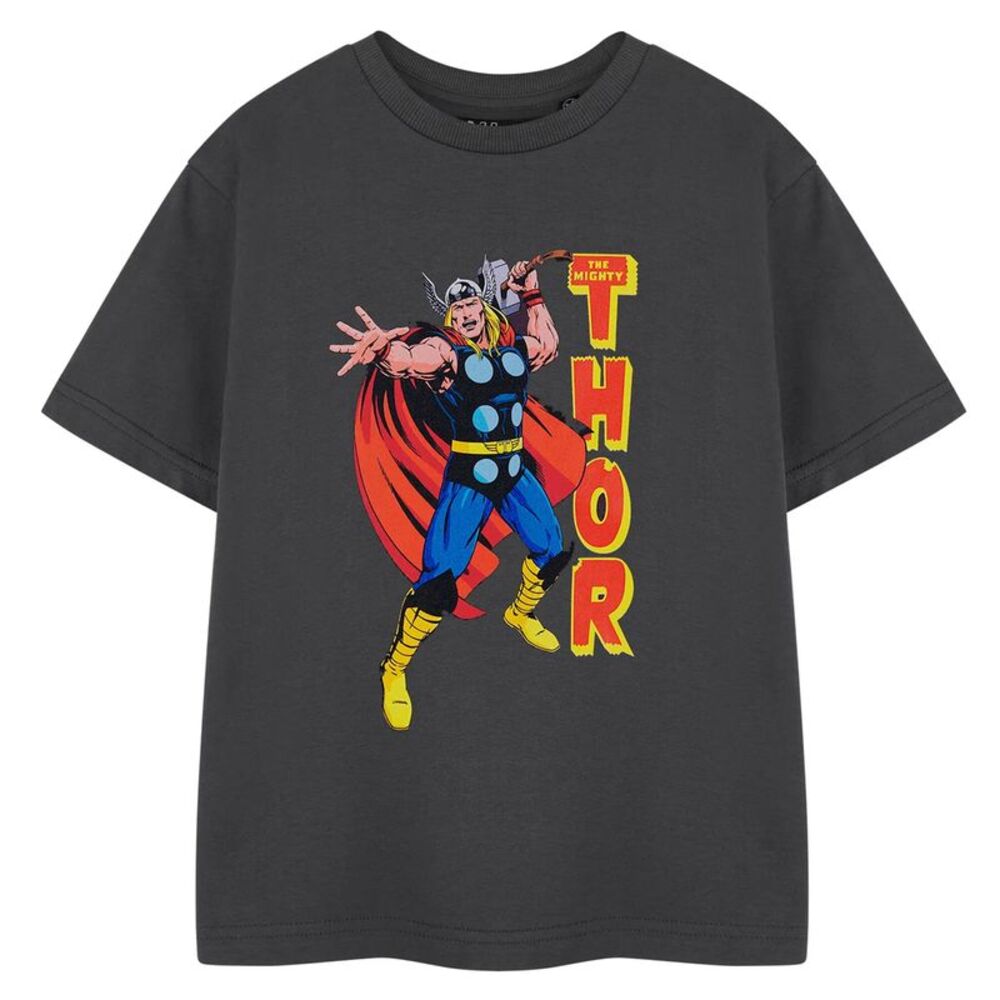 Thor Boys Short-Sleeved T-Shirt / Charcoal